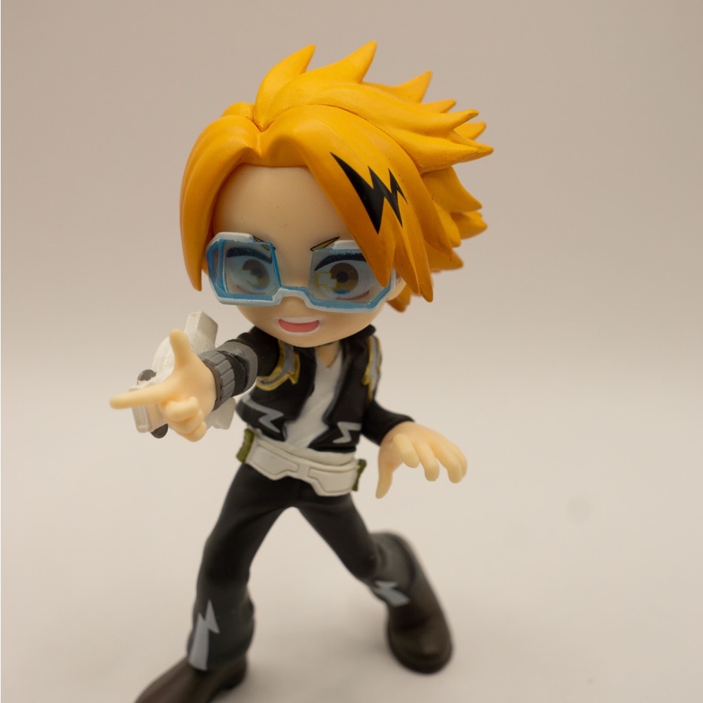 My Hero Academia Denki Kaminari Chibi Figure Anime Mini 4”